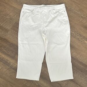 Lands' End Classic White Pants